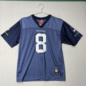 Vintage Reebok Matt Hasselbeck Jersey Youth L Seattle Seahawks Team Apparel #8